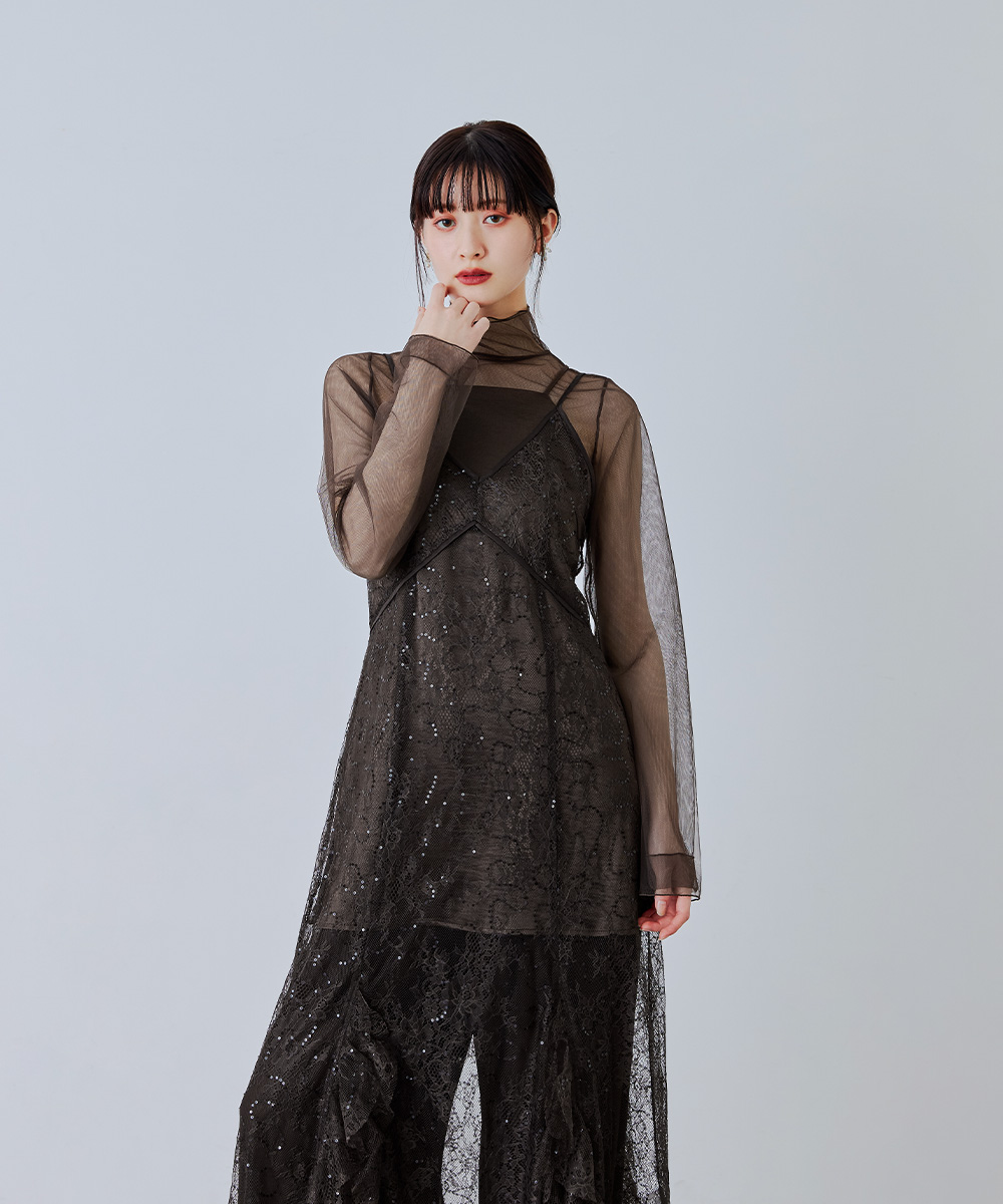 niana（ニアナ） スパークルレースレディドレス 結婚式 パンツドレス