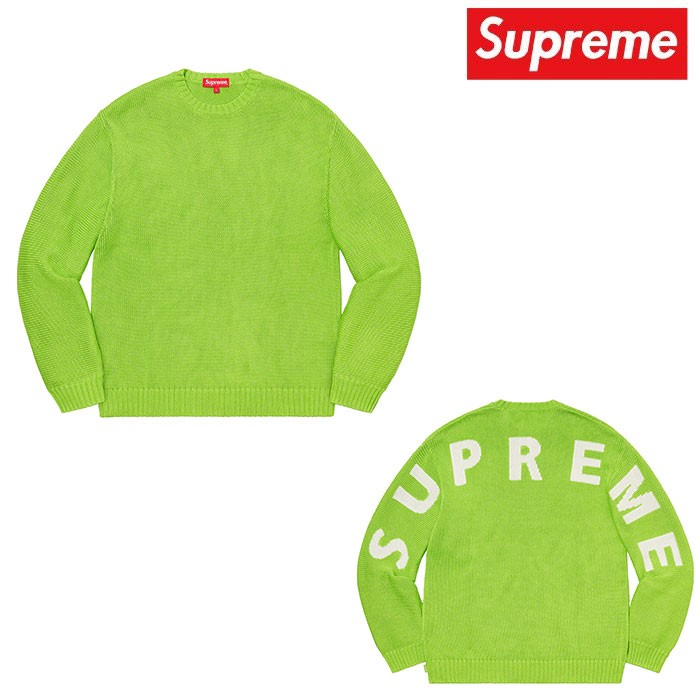 Supreme シュプリーム Back Logo Sweater バック ロゴ セーター グリーン 2020年春夏新作