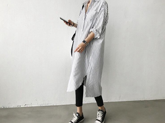 シャツワンピース ロングシャツ ワンピース ミディアム丈 長袖 シャツワンピース ロングシャツ ワンピース ミディアム丈 長袖