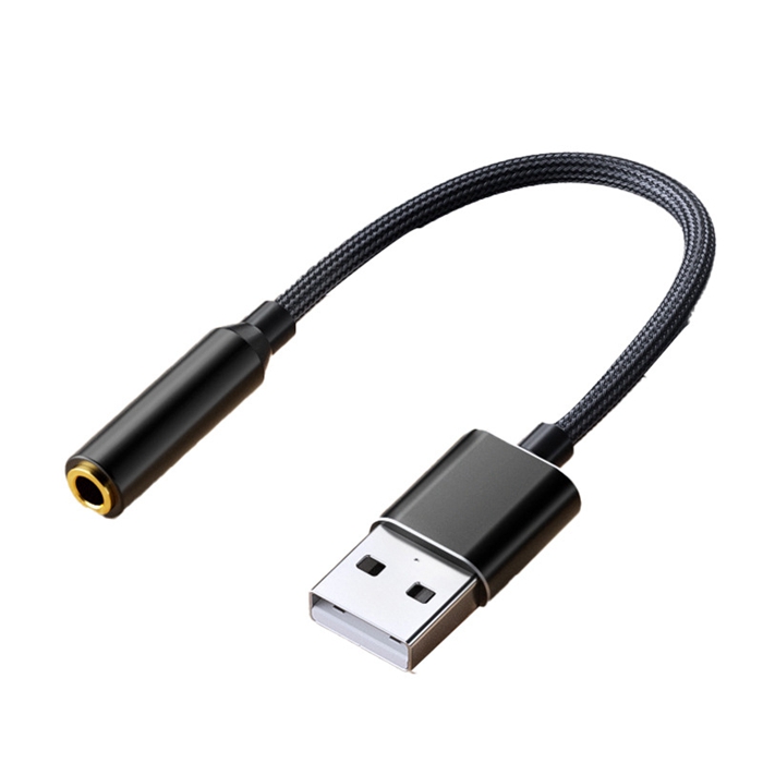 変換ケーブル パソコン PC オーディオ変換アダプター USB to 3.5mm イヤホンジャック マイク機能対応 オーディオ 変換アダプタ｜fashionrezumu｜02