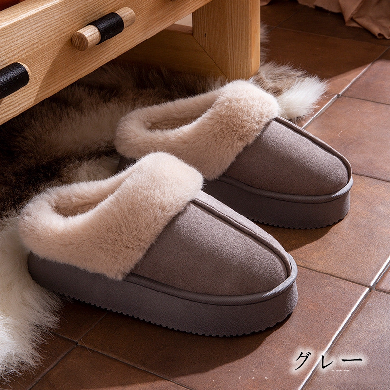 あっぷるルン♪ ムートン　サボ　ベージュ　25.0㎝　レディース ムートンスリッパ レディース ムートンブーツ かかとなし サボムートン