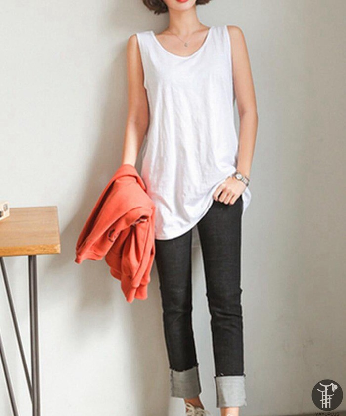 タンクトップ レディース ロングタンクトップ レイヤードtシャツ トップス レディース レイヤードトップス 重ね着 レイヤード コーデ 送料無料 代引不可 Ririt66 ファッションリズム 通販 Yahoo ショッピング