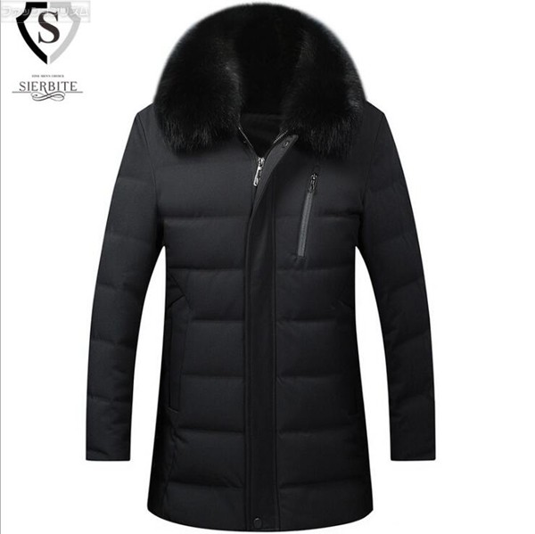 アウター メンズ ダウンコート ブルゾン ファー フォックスファー