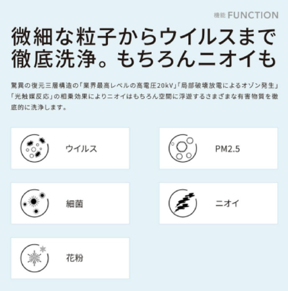 LOUVREDO(ルーヴルドー) 復元AIR FUKUGEN AIR 空気清浄機 花粉 LOUVREDO(ルーヴルドー) 復元AIR FUKUGEN AIR 空気清浄機 花粉