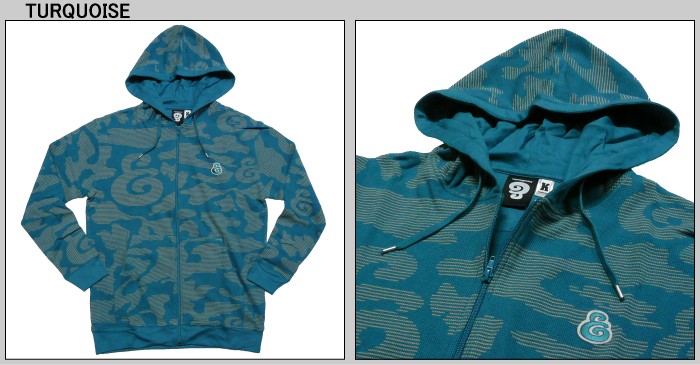 EXPEDITION エクスペディション 総柄フルジップパーカー サーマル 迷彩