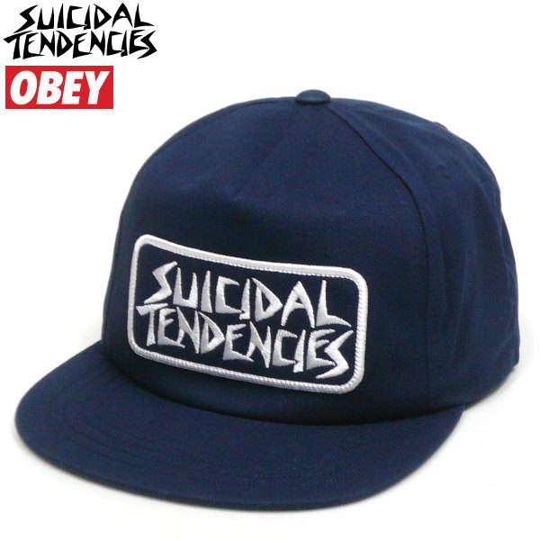 OBEY x SUICIDAL TENDENCIES 限定コラボキャップ ワッペン オベイ スイサイダル テンデンシーズ