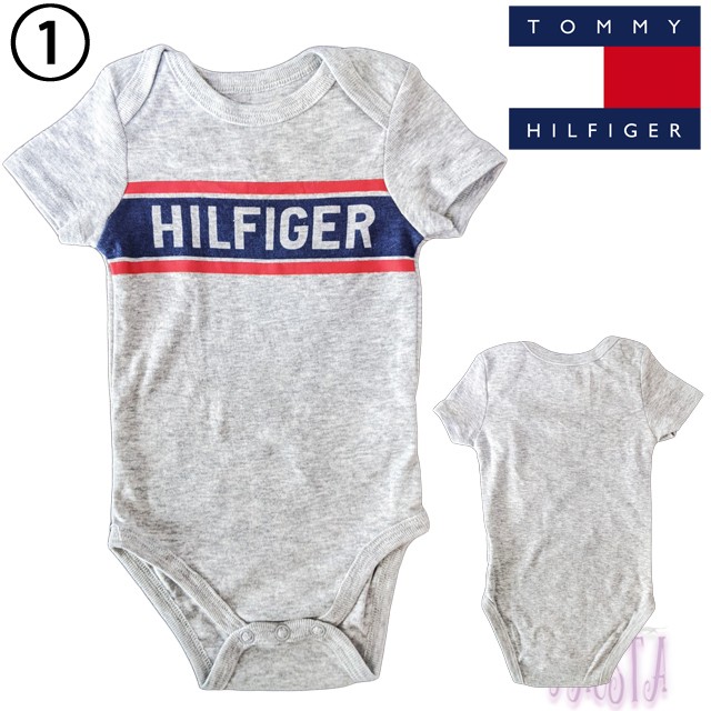 半袖ロンパース ベビー服 70 tommy hilfiger 3点セット トミー 