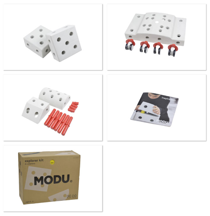 MODU モデュ 知育玩具 ブロック 乗り物 エクスポローラーキット 