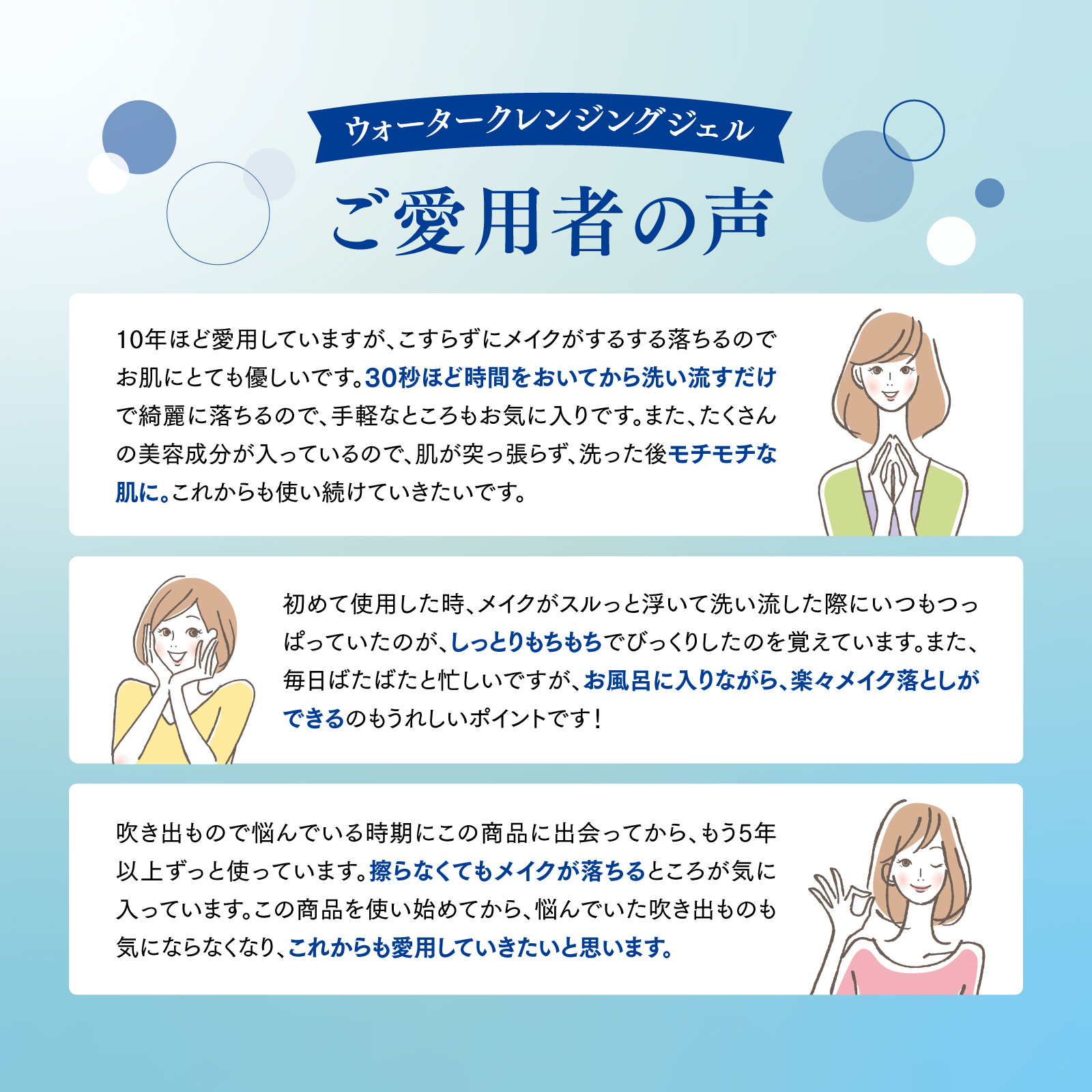 クレンジング メイク落とし ナノアクア ウォーター クレンジングジェル
