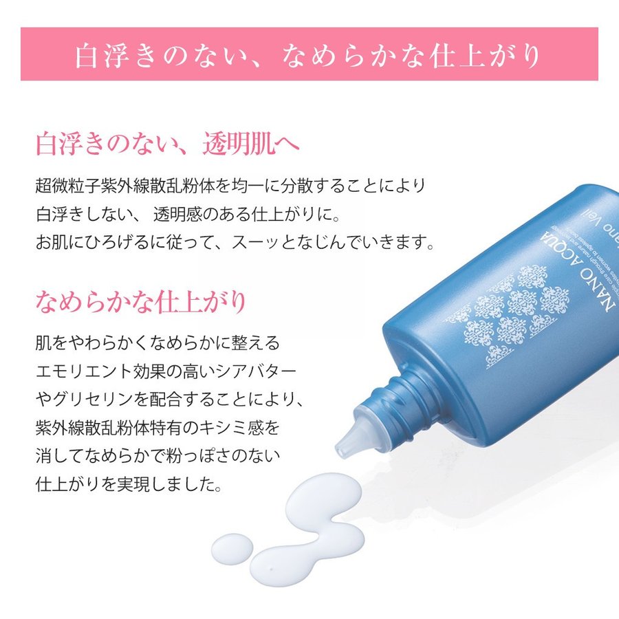 フェヴリナ ナノアクア UVナノヴェール 30g SPF33 PA+++ 日焼け止め