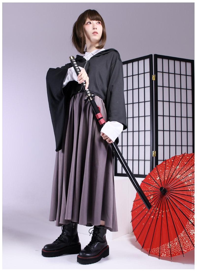 Favorite フェイバリット IRO+IRO 和洋折衷パーカー 和袖 白黒 Favorite - 和装｜Yahoo!ショッピング