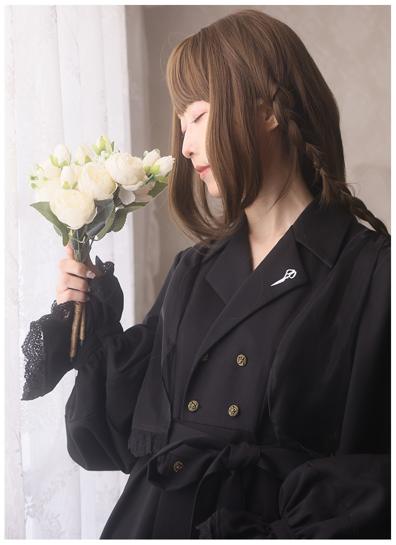 フェイバリット　トレンチワンピース　Forest ミディアム丈 トレンチコート Favorite フェイバリット 庭師