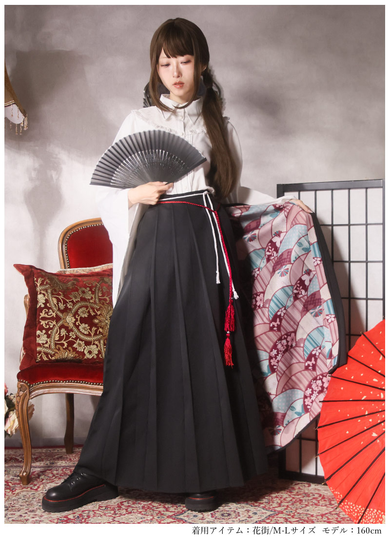 和柄ラップスカート付きパンツ|Favorite フェイバリット レトロ