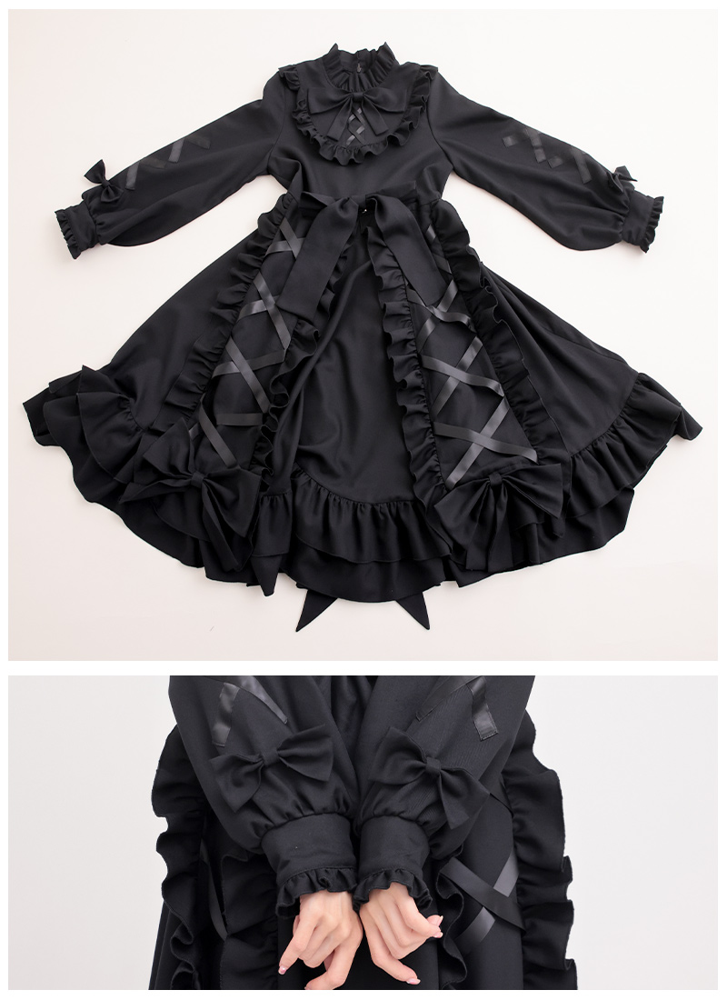 予約商品]モノクロプリンセスワンピース|Favorite
