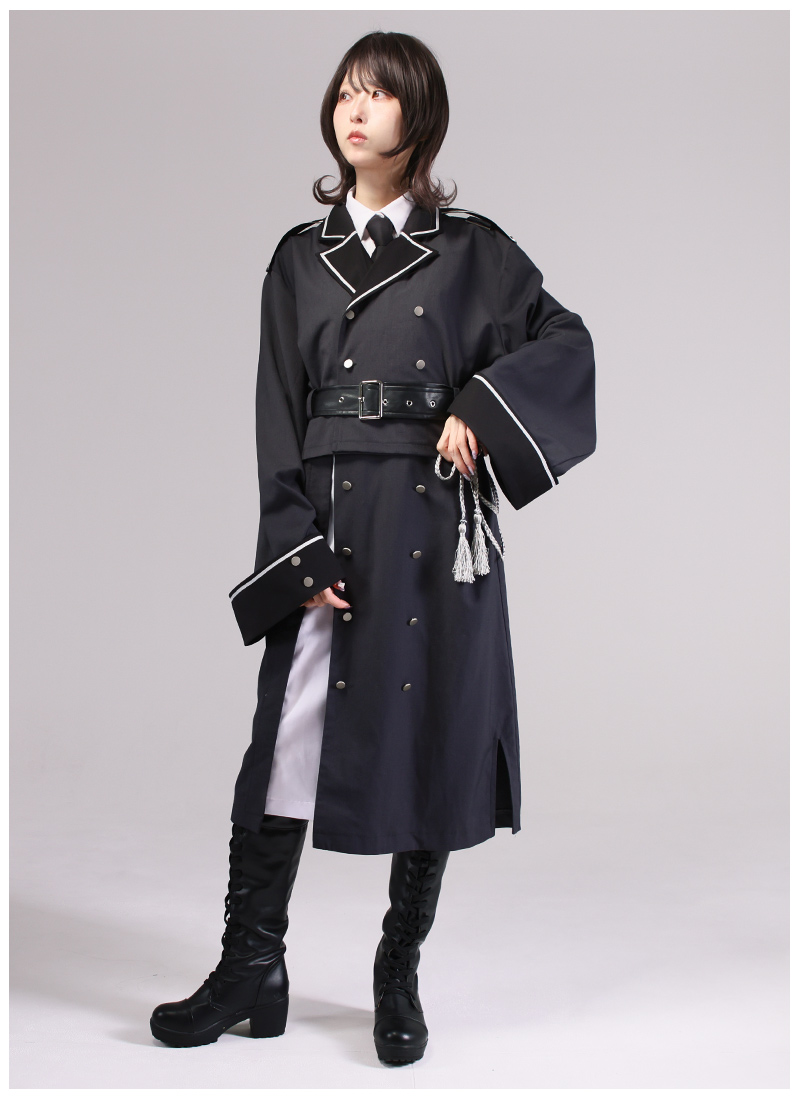 最短即日出荷]軍服コート風2Wayワンピース Favorite フェイバリット[24