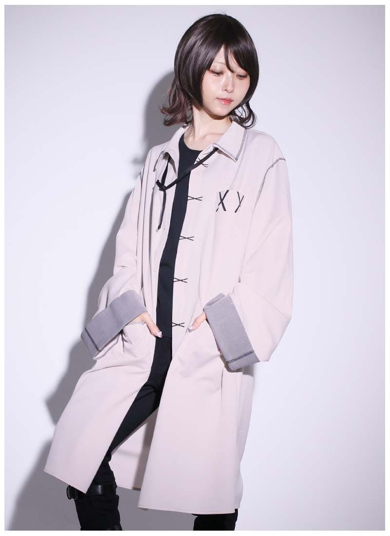 闇医者白衣風シャツワンピース|Favoriteオリジナル ユニセックス 病み