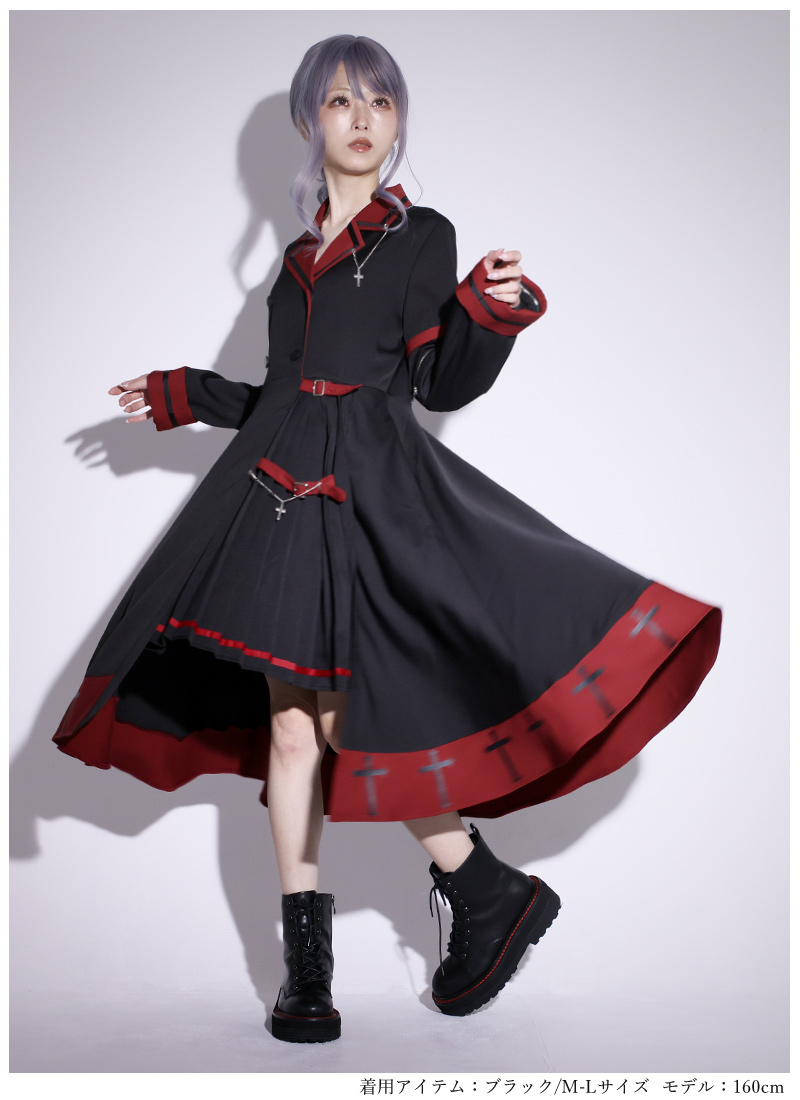 ゴシック軍服ワンピース|Favorite [24年7月中旬予約開始