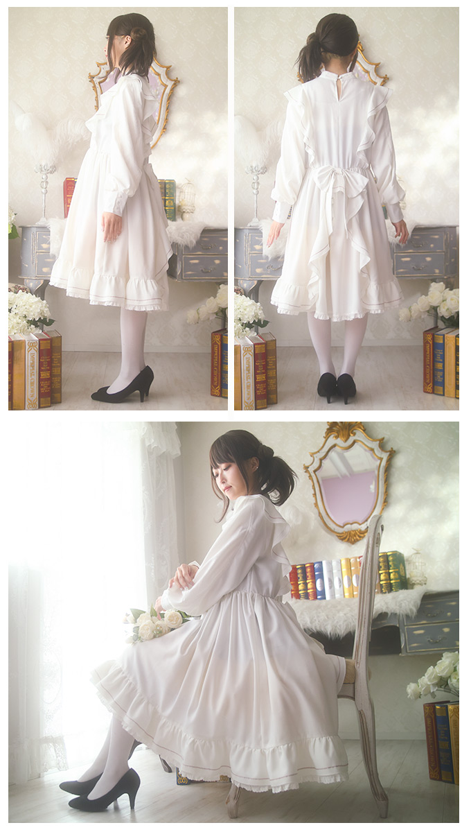 Favorite フェイバリット Little Dolceコラボ ガーリーフリル