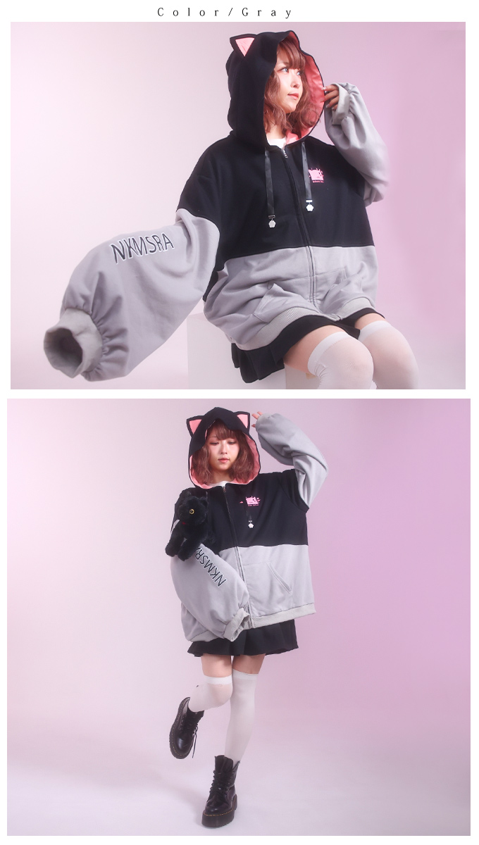 【ももも⠀】IKUMI 悪魔パーカー IKUMI | ［定番アイテム］ DAMAGED SWEAT TOP ¥18,800