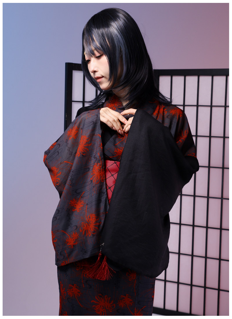 し*す様 Favorite フェイバリット モダン 浴衣 着物 彼岸花 蝶々 し*す様 Favorite フェイバリット モダン 浴衣 着物 彼岸花 蝶々