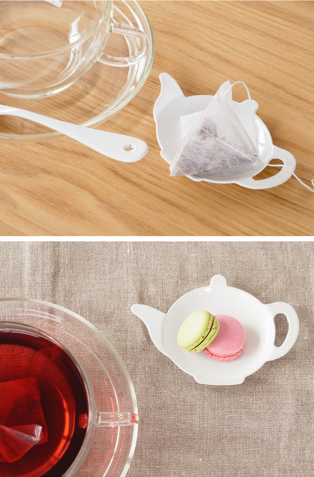 2/25はポイント10倍／ ティーバッグトレー 琺瑯 ホーロー カトラリー