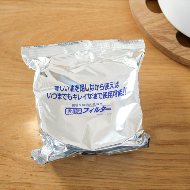 野田琺瑯 オイルポット ロカポ 本体 + 活性炭カートリッジ 3個 セット ホーロー 油こし器 日本製 NOL-800