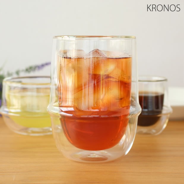 KINTO(キントー) KRONOS ダブルウォール アイスティーグラス 350ml