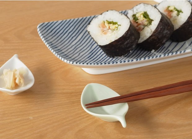 白山陶器 箸置き おしゃれ 木の葉 波佐見焼 HAKUSAN : FavoriteStyle