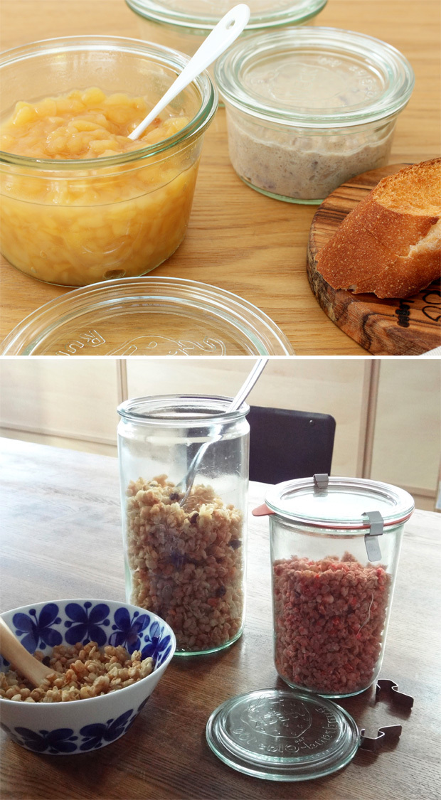 WECK キャニスター モールドシェイプ 750ml MOLD SHAPE ガラスキャニスター ウェック 保存容器 保存瓶 WE-743