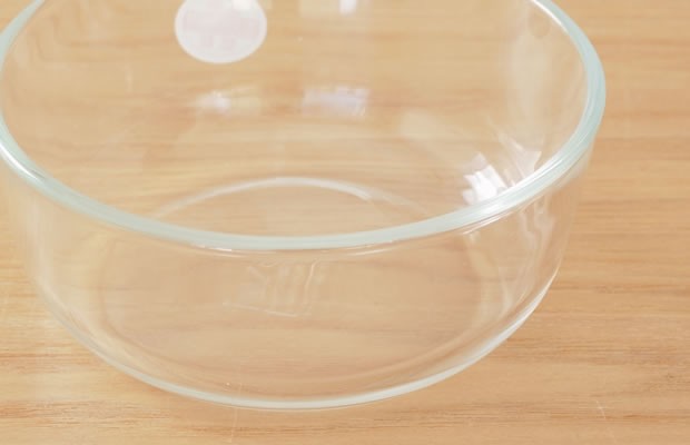 iwaki(イワキ) パックぼうる 保存容器 400ml 丸型 ホワイト 耐熱ガラス