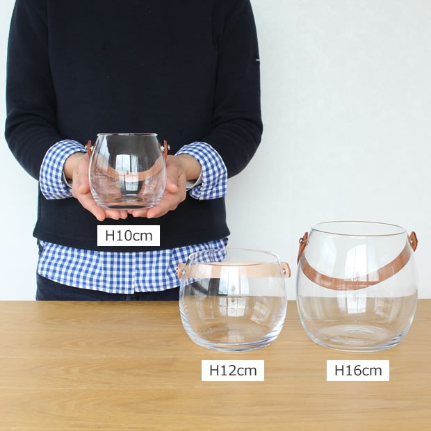 ホルムガード　ガラス瓶 3個セット Holmegaard｜DESIGN WITH LIGHT ポット H10cm - こどもと暮らし
