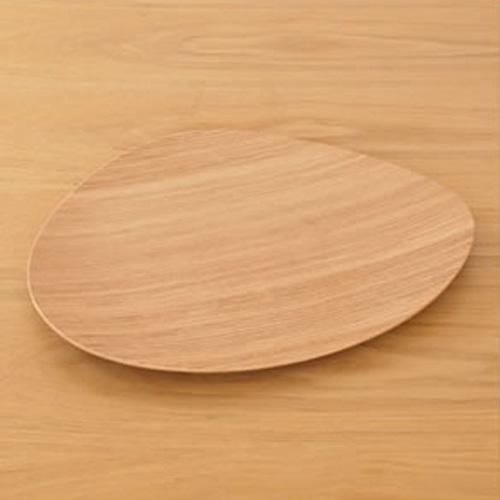 次回入荷未定】木製 食器 皿 プレート 平皿 取り皿 マロン型 日本製
