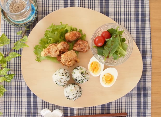 取扱終了】木製 食器 皿 プレート ワンプレート マロン型 日本製