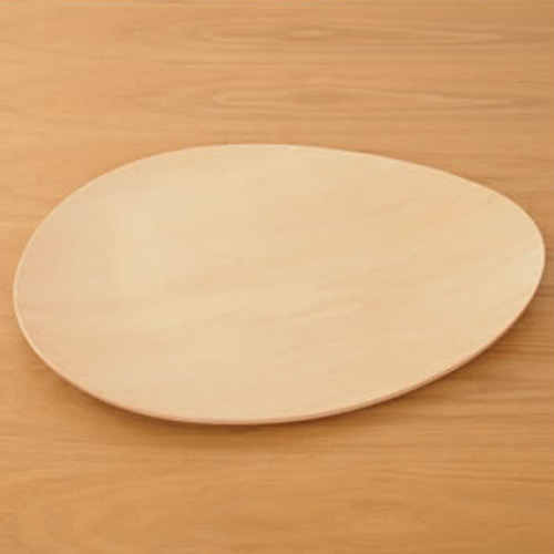 次回入荷未定】木製 食器 皿 プレート ワンプレート マロン型 日本製