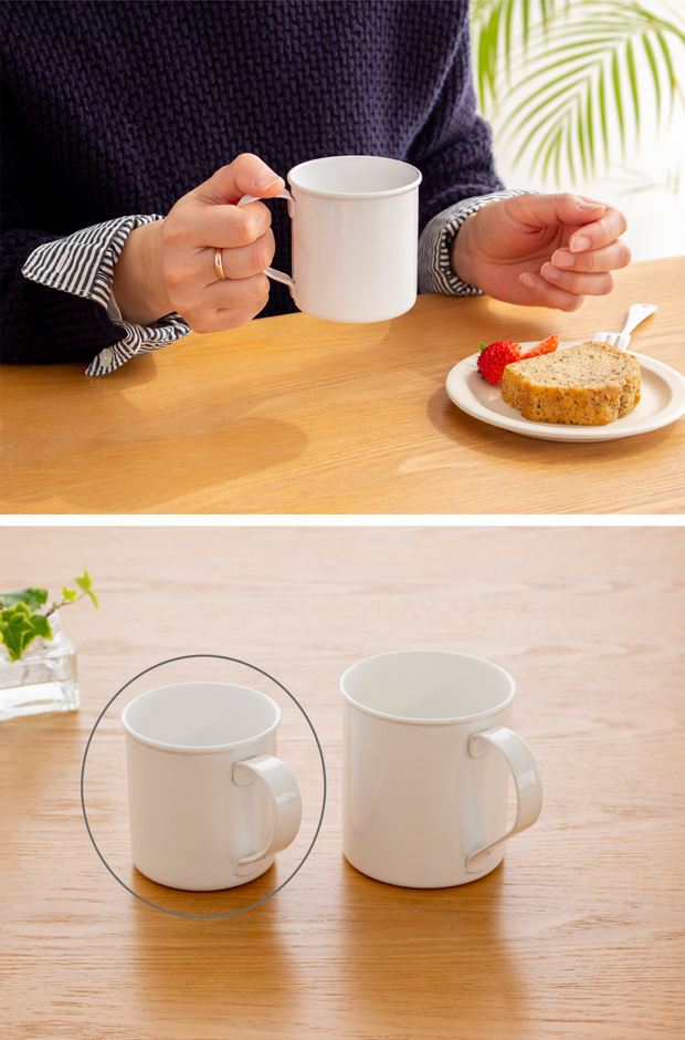 マグカップ M 280ml 琺瑯 ホーロー Blanc ブラン takakuwa 高桑金属