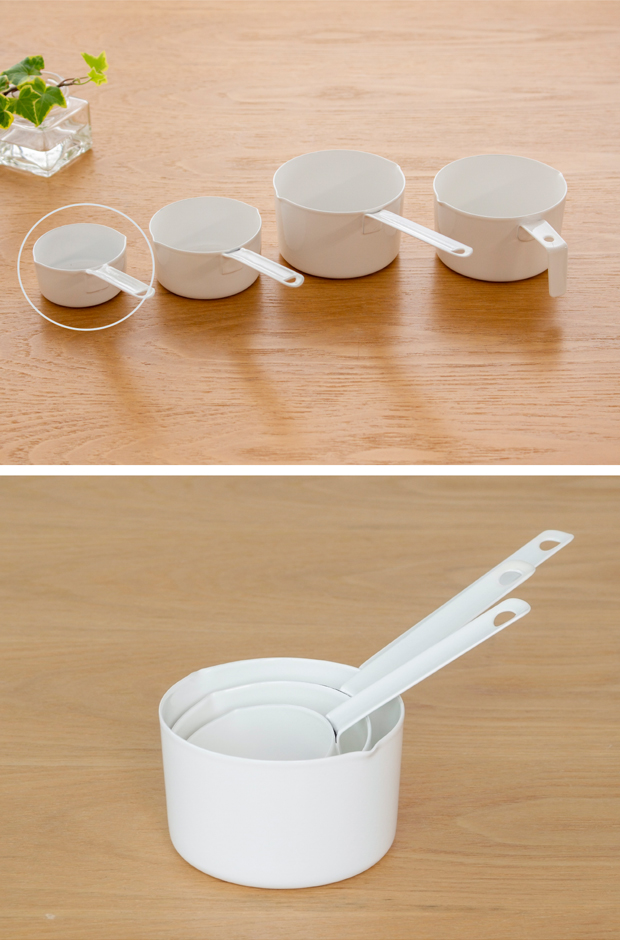 計量カップ ストレート型 50ml 琺瑯 ホーロー Blanc ブラン 高桑金属