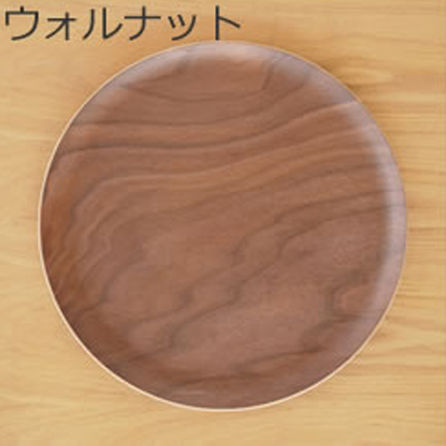 次回入荷未定】トレー 木製 お盆 丸盆 円形 29.5cm 丸 日本製 カフェ