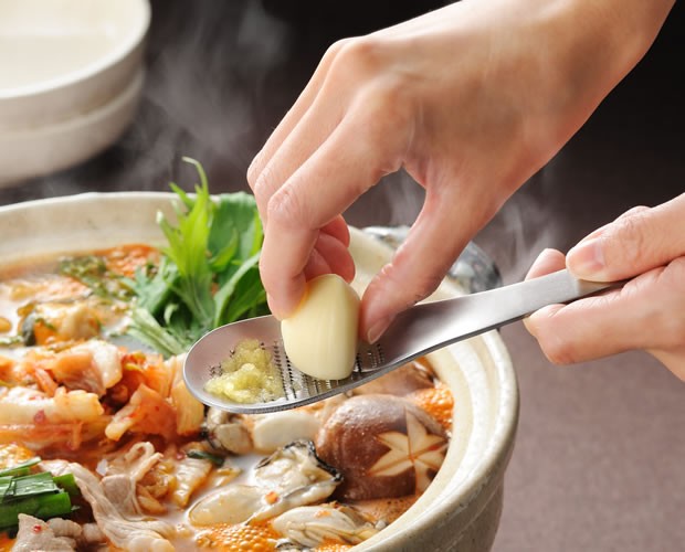 オークス（AUX） おろしスプーン おろし金 ステンレス製 スプーン型