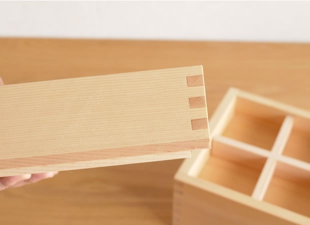 枡重 重箱 3段セット(6cm×3) 14cm×14cm ヤマサキデザインワークス ヒノキ 木製 日本製 YAMASAKI DESIGN WORKS