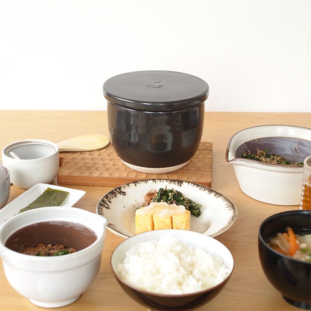かもしか道具店 陶の飯びつ ふつう