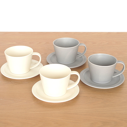 SAKUZAN Sara おすすめ セット コーヒーカップ&ソーサー 4客