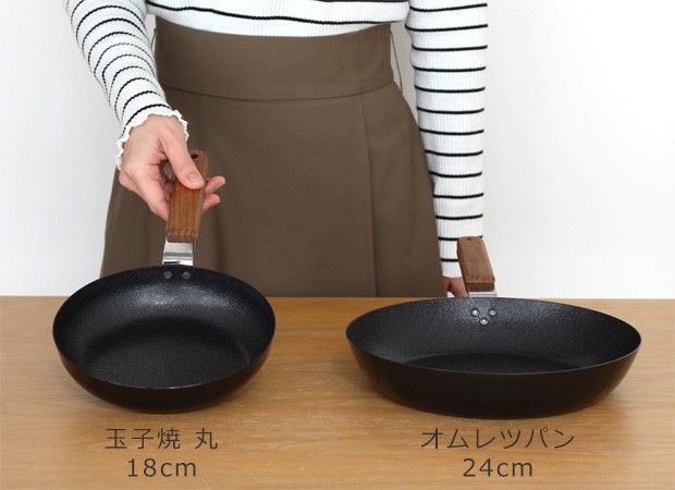 ambai アンバイ 卵焼き 玉子焼 丸 18cm 鉄製 フライパン IH対応 目玉焼き ファイバーライン加工 小泉誠 日本製 :FSK-003:FavoriteStyle  キッチン・雑貨 - 通販 - Yahoo!ショッピング