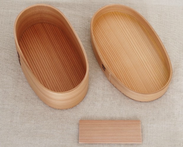 お弁当箱 曲げわっぱ こばん弁当箱 小 480ml かぶせ蓋 りょうび庵 日本