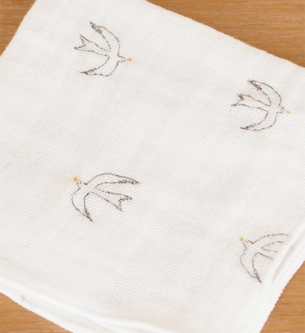 パッチ*2*やわらかガーゼハンカチ*3枚セット*ハンドメイド