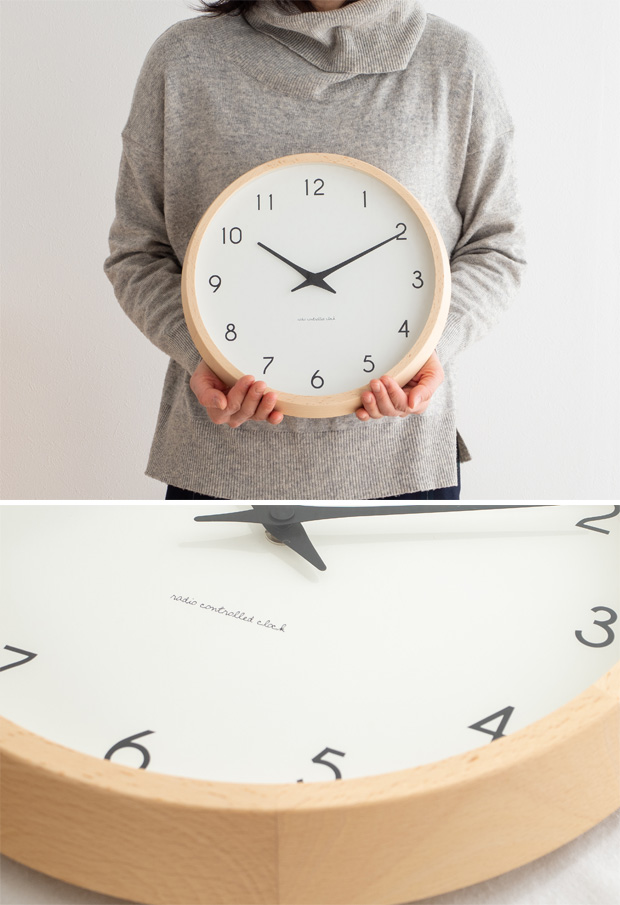 Lemnos（レムノス） 掛け時計 電波時計 カンパーニュ Campagne