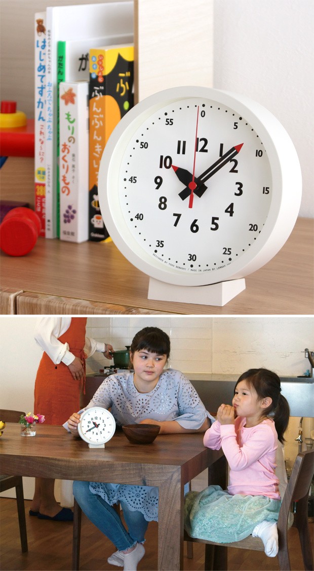 知育時計 掛け時計 レムノス LEMNOS ふんぷんくろっく L fun pun clock