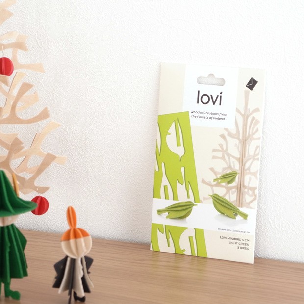 lovi ロヴィ オーナメント ミニバード 5cm クリスマスツリー ツリー 小鳥 飾り 北欧 北欧雑貨 北欧インテリア フィンランド