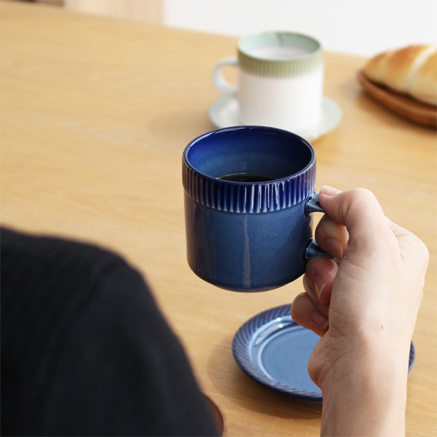 POTPURRI ポトペリー blur ペア コーヒーカップ&ソーサー セット