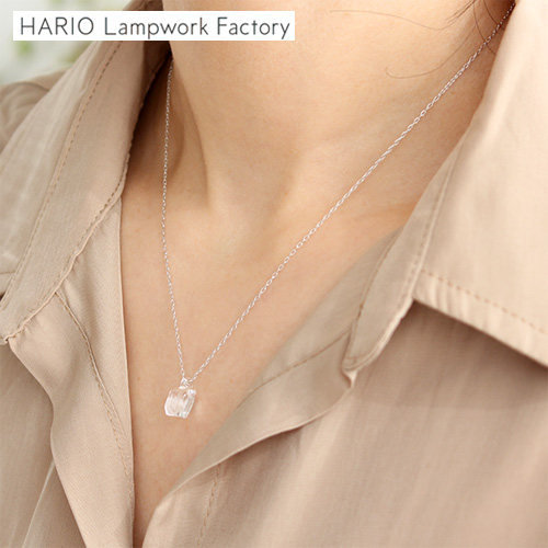 HARIO Lampwork Factory 真珠とガラスのネックレス HARIO Lampwork Factory ラッピング対象 ハリオ ネックレス