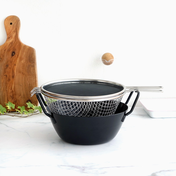 la base（ラバーゼ） ＼2/25はポイント10倍／ la base 揚げ鍋 セット